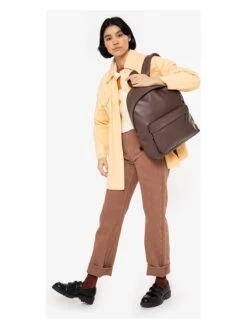 Eastpak Leren Rugzak "Padded Pak´r" Bruin - (B)30 X (H)40 X (D)18 Cm -Gstar Kleding Winkel eastpak leren rugzak padded pak r bruin b 30 x h 40 x d 18 cm 6