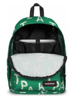 Eastpak Rugzak "Office Zippl'r" Groen/zwart - (B)29,5 X (H)44 X (D)22 Cm -Gstar Kleding Winkel eastpak rugzak office zipplr groen zwart b 29 5 x h 44 x d 22 cm 1