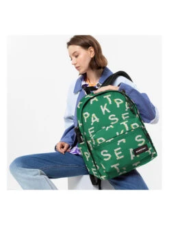 Eastpak Rugzak "Office Zippl'r" Groen/zwart - (B)29,5 X (H)44 X (D)22 Cm -Gstar Kleding Winkel eastpak rugzak office zipplr groen zwart b 29 5 x h 44 x d 22 cm 6