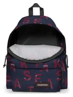 Eastpak Rugzak "Padded Par'k" Donkerblauw/bordeaux - (B)30 X (H)40 X (D)18 Cm -Gstar Kleding Winkel eastpak rugzak padded park donkerblauw bordeaux b 30 x h 40 x d 18 cm 1