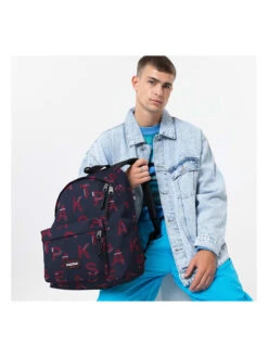Eastpak Rugzak "Padded Par'k" Donkerblauw/bordeaux - (B)30 X (H)40 X (D)18 Cm -Gstar Kleding Winkel eastpak rugzak padded park donkerblauw bordeaux b 30 x h 40 x d 18 cm 5