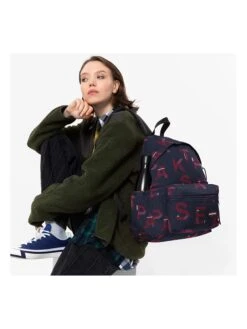 Eastpak Rugzak "Padded Zippl'r" Donkerblauw/bordeaux - (B)30 X (H)40 X (D)18 Cm -Gstar Kleding Winkel eastpak rugzak padded zipplr donkerblauw bordeaux b 30 x h 40 x d 18 cm 8