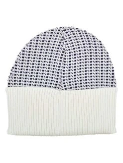 Muts "Marley" Crème/donkerblauw -Gstar Kleding Winkel ebbe muts marley creme donkerblauw 1