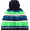 Eisbär Muts "Clip Pompon" Groen/blauw -Gstar Kleding Winkel eisbar muts clip pompon groen blauw