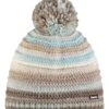 Eisbär Muts "Mikata Pompon" Beige/lichtblauw -Gstar Kleding Winkel eisbar muts mikata pompon beige lichtblauw
