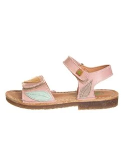 El Naturalista Leren Sandalen "Ibiza" Lichtroze