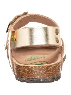 El Naturalista Leren Sandalen "Incógnito" Goudkleurig -Gstar Kleding Winkel el naturalista leren sandalen incognito goudkleurig 2