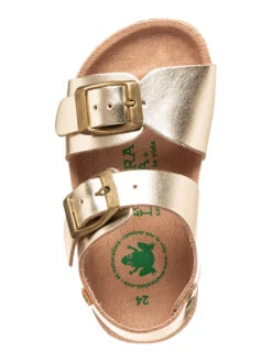 El Naturalista Leren Sandalen "Incógnito" Goudkleurig -Gstar Kleding Winkel el naturalista leren sandalen incognito goudkleurig 3