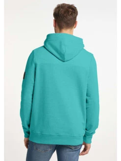 Elbsand Hoodie "Jorik" Turquoise -Gstar Kleding Winkel elbsand hoodie jorik turquoise 3