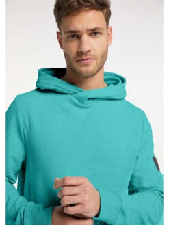 Elbsand Hoodie "Jorik" Turquoise -Gstar Kleding Winkel elbsand hoodie jorik turquoise 5