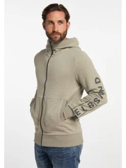 Elbsand Sweatvest "Jarud" Kaki -Gstar Kleding Winkel elbsand sweatvest jarud kaki 2