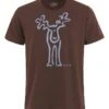 Elkline Shirt "Rudolf" Bruin -Gstar Kleding Winkel elkline shirt rudolf bruin