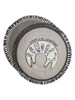 Elodie Details Speeldeken "Kindness Cat" Grijs - Ø 120 Cm