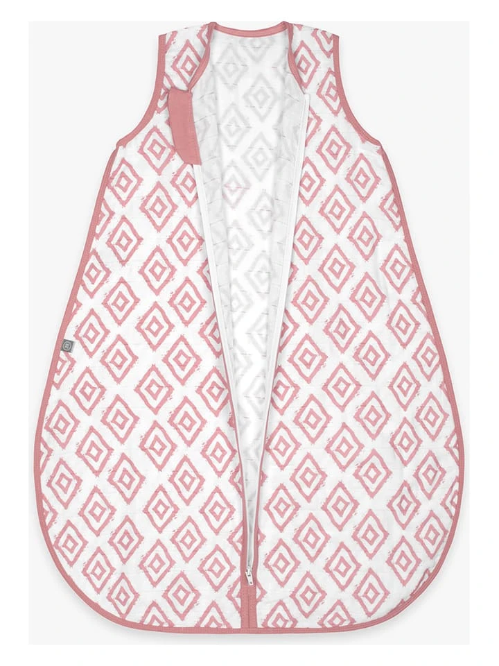 Babyslaapzak Wit/lichtroze 5 Babyslaapzak Wit/lichtroze - Afbeelding 3