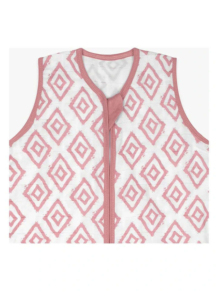 Babyslaapzak Wit/lichtroze 6 Babyslaapzak Wit/lichtroze - Afbeelding 4