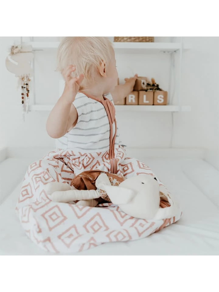 Babyslaapzak Wit/lichtroze 11 Babyslaapzak Wit/lichtroze - Afbeelding 9