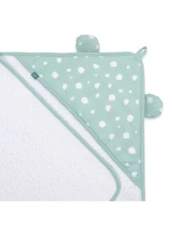 Badcape Wit/turquoise -Gstar Kleding Winkel emmaandnoah badcape wit turquoise 1