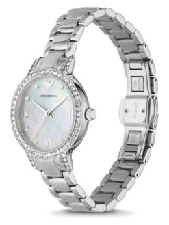 Emporio Armani Kwartshorloge "Cleo" Zilverkleurig 9 Emporio Armani Kwartshorloge "Cleo" Zilverkleurig -Gstar Kleding Winkel emporio armani kwartshorloge cleo zilverkleurig 1