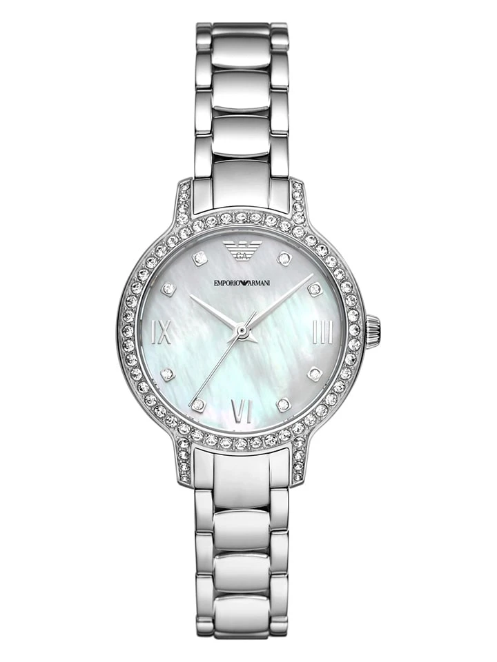 Emporio Armani Kwartshorloge "Cleo" Zilverkleurig 3 Emporio Armani Kwartshorloge "Cleo" Zilverkleurig