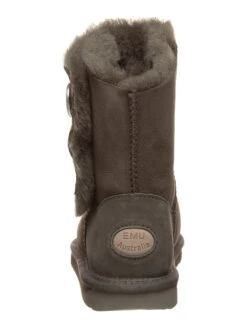 EMU Australia Leren Winterboots "Denman Lo" Olijfgroen -Gstar Kleding Winkel emu australia leren winterboots denman lo olijfgroen 2
