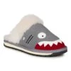 EMU Leren Pantoffels "Shark Slipper" Grijs -Gstar Kleding Winkel emu leren pantoffels shark slipper grijs