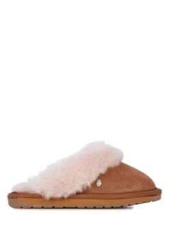 EMU Leren Sloffen "Jolie" Lichtbruin