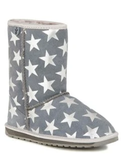 EMU Leren Winterlaarzen "Starry Night" Grijs