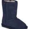 EMU Leren Winterlaarzen "Wallaby Lo" Donkerblauw -Gstar Kleding Winkel emu leren winterlaarzen wallaby lo donkerblauw