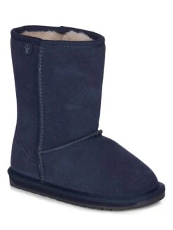 EMU Leren Winterlaarzen "Wallaby Lo" Donkerblauw