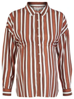 ESPRIT Zwangerschapsblouse Roestrood/wit -Gstar Kleding Winkel esprit zwangerschapsblouse roestrood wit 1