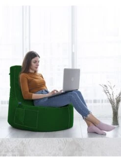 Zitzak "Eva" Groen - (B)70 X (H)80 Cm -Gstar Kleding Winkel evila zitzak eva groen b 70 x h 80 cm 3