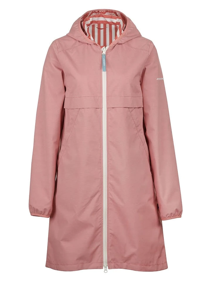 Omkeerbare Regenmantel "Vuono" Lichtroze 3 Omkeerbare Regenmantel "Vuono" Lichtroze