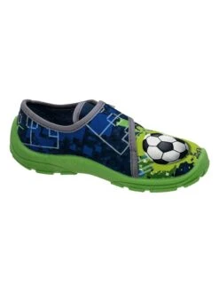Pantoffels Blauw/groen -Gstar Kleding Winkel fischer markenschuh pantoffels blauw groen 1