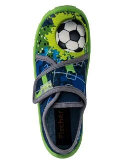 Pantoffels Blauw/groen -Gstar Kleding Winkel fischer markenschuh pantoffels blauw groen 2