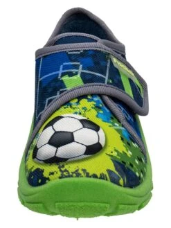 Pantoffels Blauw/groen -Gstar Kleding Winkel fischer markenschuh pantoffels blauw groen 3