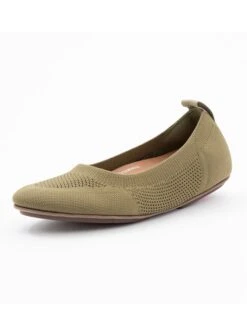 Fitflop Ballerina's Kaki -Gstar Kleding Winkel fitflop ballerinas kaki 1