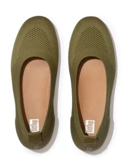 Fitflop Ballerina's Kaki -Gstar Kleding Winkel fitflop ballerinas kaki 2