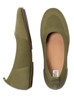 Fitflop Ballerina's Kaki -Gstar Kleding Winkel fitflop ballerinas kaki 3