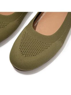 Fitflop Ballerina's Kaki -Gstar Kleding Winkel fitflop ballerinas kaki 4