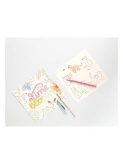 FOLIA Kleurboek "Me Time" - (L)23 X (B)23 Cm -Gstar Kleding Winkel folia kleurboek me time l 23 x b 23 cm 2