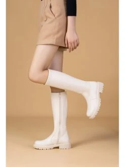 Laarzen Crème -Gstar Kleding Winkel foreverfolie laarzen creme 2