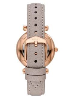 Fossil Kwartshorloge "Carlie" Grijs/roségoudkleurig/zilverkleurig -Gstar Kleding Winkel fossil kwartshorloge carlie grijs rosegoudkleurig zilverkleurig 1
