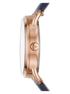 Fossil Kwartshorloge "Copeland" Donkerblauw/roségoudkleurig/wit -Gstar Kleding Winkel fossil kwartshorloge copeland donkerblauw rosegoudkleurig wit 2