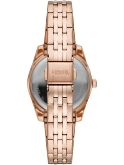 Fossil Kwartshorloge "Scarlette Mini" Roségoudkleurig -Gstar Kleding Winkel fossil kwartshorloge scarlette mini rosegoudkleurig 1