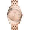 Fossil Kwartshorloge "Scarlette Mini" Roségoudkleurig -Gstar Kleding Winkel fossil kwartshorloge scarlette mini rosegoudkleurig