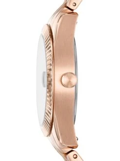 Fossil Kwartshorloge "Scarlette Mini" Roségoudkleurig -Gstar Kleding Winkel fossil kwartshorloge scarlette mini rosegoudkleurig 2