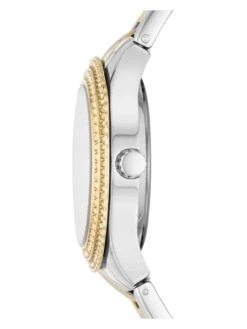 Fossil Kwartshorloge "Stella" Zilverkleurig/goudkleurig/parelmoer -Gstar Kleding Winkel fossil kwartshorloge stella zilverkleurig goudkleurig parelmoer 2