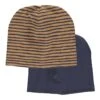 2-delige Set: Beanies Donkerblauw/lichtbruin -Gstar Kleding Winkel fred s world by green cotton 2 delige set beanies donkerblauw lichtbruin