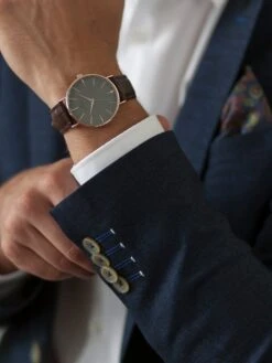 Kwartshorloge Bruin/roségoudkleurig/grijs -Gstar Kleding Winkel frederic graff kwartshorloge bruin rosegoudkleurig grijs 5