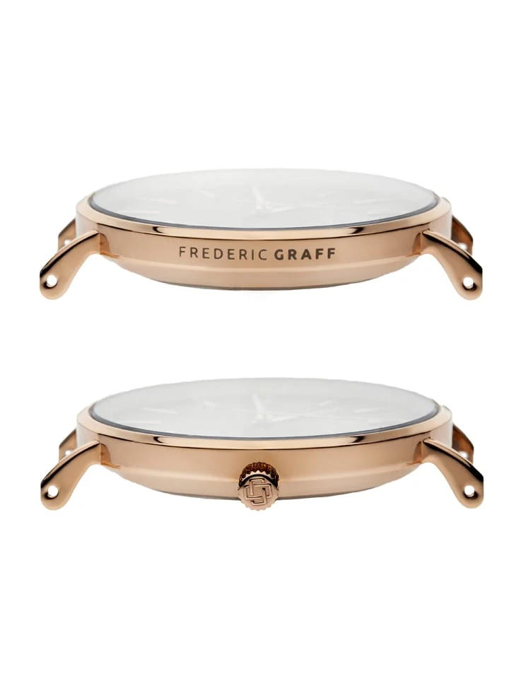 Kwartshorloge Zwart/roségoudkleurig/grijs 4 Kwartshorloge Zwart/roségoudkleurig/grijs - Afbeelding 2